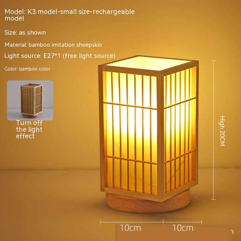 Japanese Atmosphere Retro Homestay Bedroom Bedside Lamp