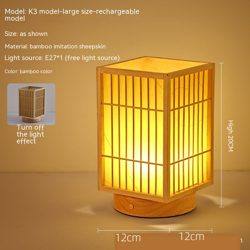 Japanese Atmosphere Retro Homestay Bedroom Bedside Lamp